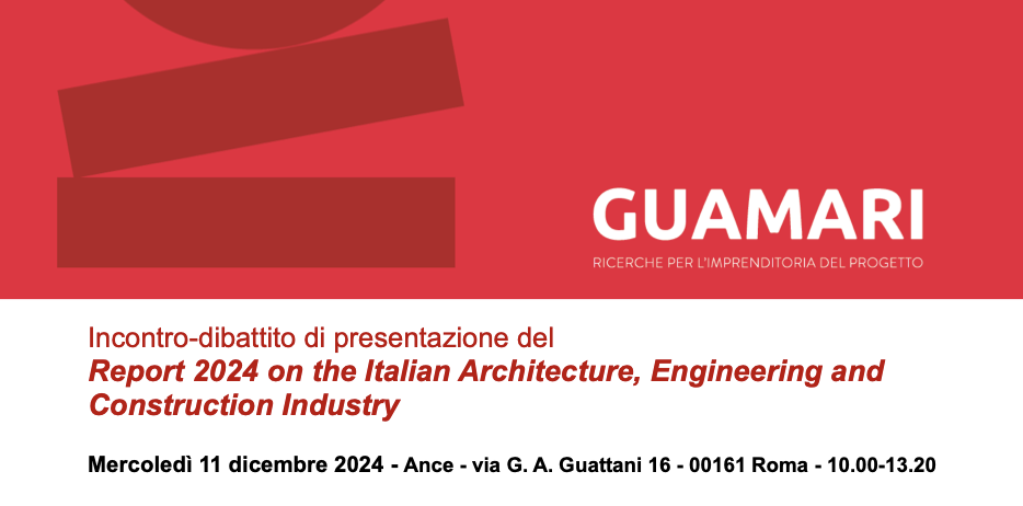 Presentazione del Report 2024 on the Italian Architecture, Engineering and Construction Industry 